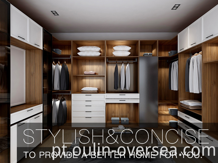 Fashion high gloss double color modern bedroom wardrobes